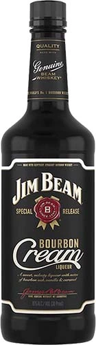 Jim Beam Bourbon Cream Liqueur 750 Ml