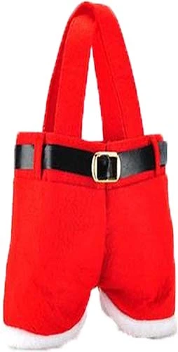 Cmh Double Bottle Santa Pants Gift Bag