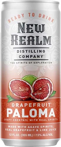 New Realm Rtd Tequila Paloma 4pk Cn