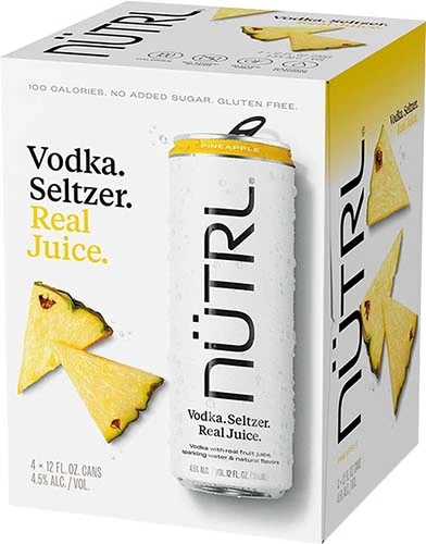 Nutrl Pineapple Vodka Seltzer