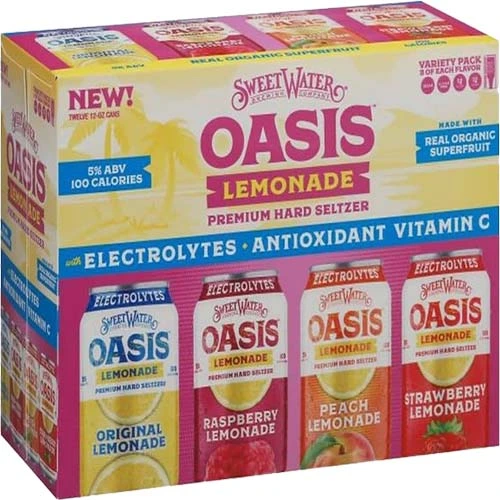 Sweetwater Oasis Lemonade Variety 12pk Cn