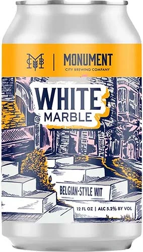 Monument City White Marble 6/24 Pk/can