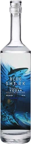 Blue Shark Shark In Bottle Vodka 750ml Bottle