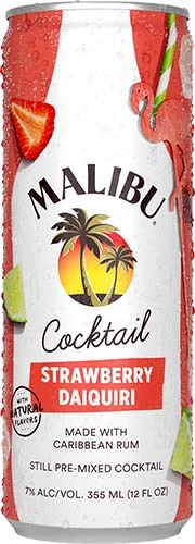 Malibu Rtd Strawbry4pk 12oz Can