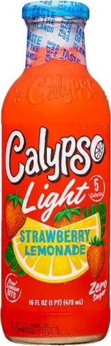 Calypso Light Strawberry 16oz Bottle