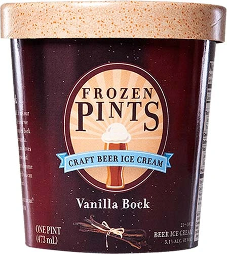 Beer Ice Cream Vanilla Bock