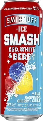 Smirn/ Smash Red White Berry 24oz Can