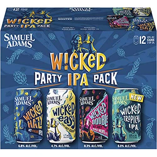 Sam Adams Wicked Ipa Variety 12 Pk