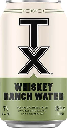 Tx Whiskey Ranch Water 4pk