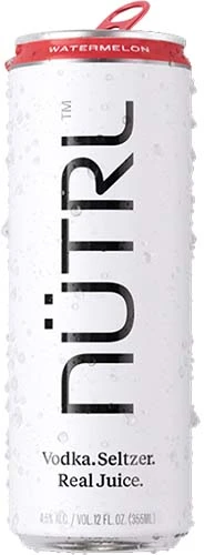 Nutrl Vodka Seltzer Juice Watermelon 12oz Can