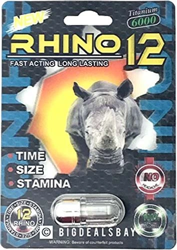 Rhino 12 Enhancement Pill 750ml