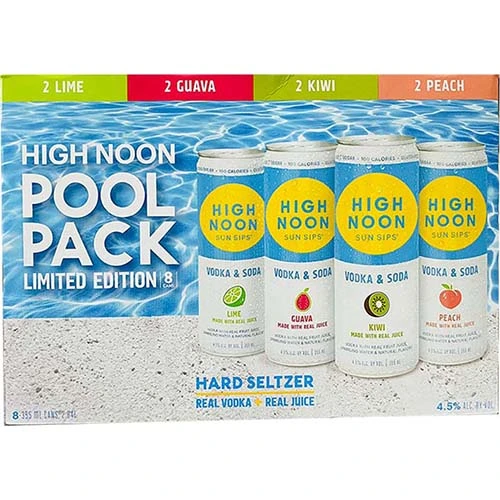 High Noon Pool Varty 8pk Ri 12oz Can