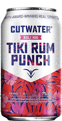 Cutwater Rtd Tiki Rum Punch 4pk Cn