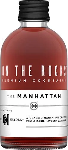 On The Rocks Basil Hayden Manhattan