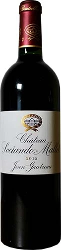 Chateau Sociando-mallet  Cuvee Jean Gautreau  Haut-medoc  Bordeaux  France  2001