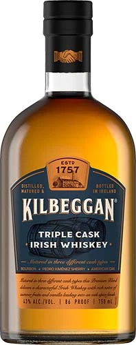 Kilbeggan Triple Cask Irish Whiskey