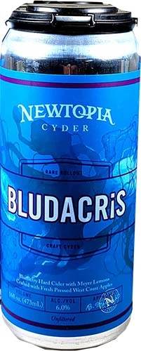 Newtopia Cyder Bludacris 4pk 16oz Cn