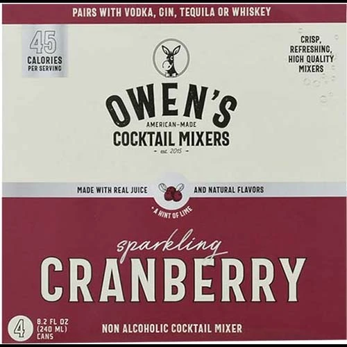 Owen's Craft Cranberry Lime Mixer 4pk