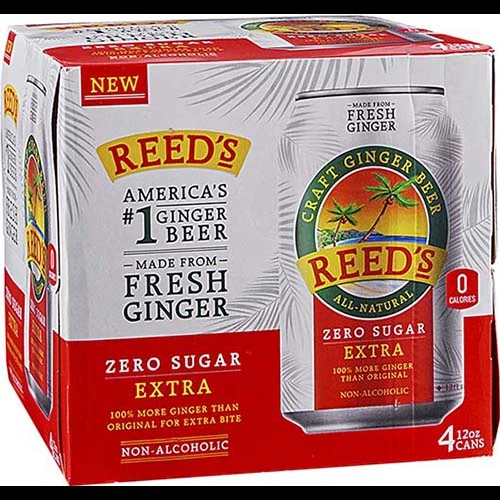 Reeds Zero Sugar Extra Ginger Beer