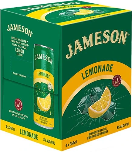 Jameson Rtd Lemonade 4pk 12oz Can