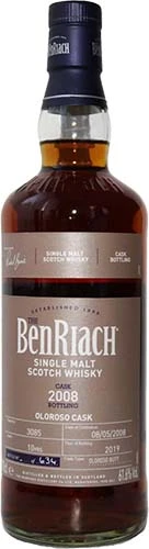 Benriach Single Cask 2008 Exclusive