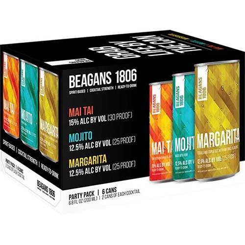 Beagans Rtd Vodka Cocktail 6pk