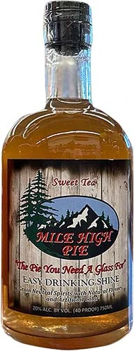 Mile High Pie Sweet Tea Shine Moonshine Whiskey