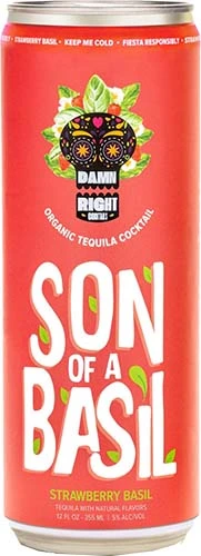 Damn Right Son Of A Basil Margarita Cocktail