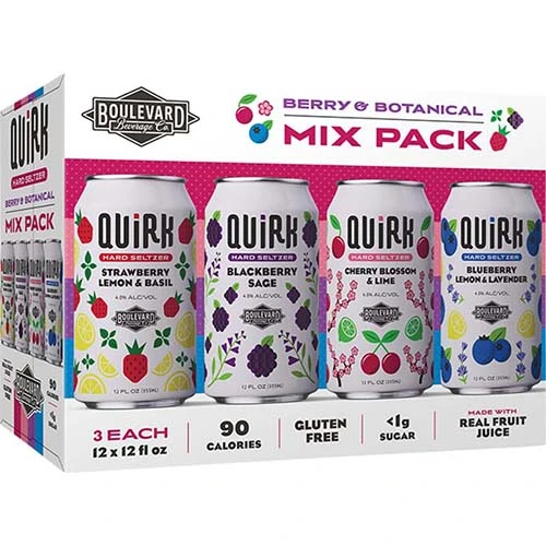 Boulevard Quirk Berry Seltzers 12pk Cn