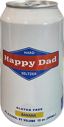 Happy Dad Banana Seltz 12pk Can