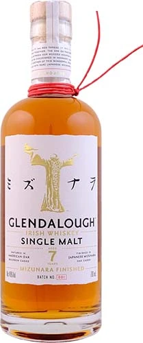 Glendalough 7yr Mmizunara Irish Whislkey 750ml