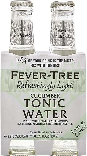 Fever Tree Light Cucumber Tonic 4pk 200ml