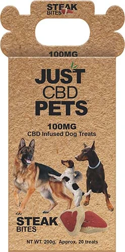 Just Cbd Dog Treats Steak Bites 100mg