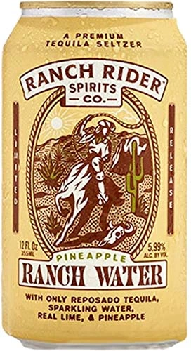 Ranch Rider Pineapple Ranch Water Rtd 4pk Cn