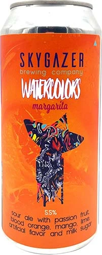 Skygazer Watercolors Margarita 16oz 4pk Cn