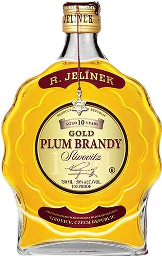 R. Jelinek 10 Year Old Gold Slivovitz Plum Brandy