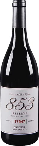 Block 853 Arroyo Secco Pinot Noir