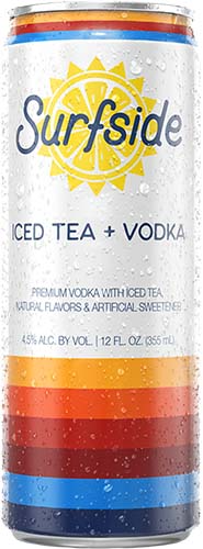 Surfside Iced Tea Vodka 4 Cn