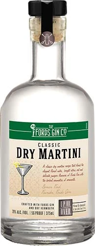 Up Or Over Rts Fords Gin Dry Martini 375