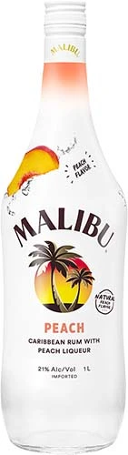 Malibu Caribbean Rum With Peach Liqueur