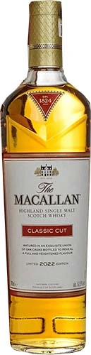 2022 The Macallan Limited Edition Classic Cut Single Malt Scotch Whiskey