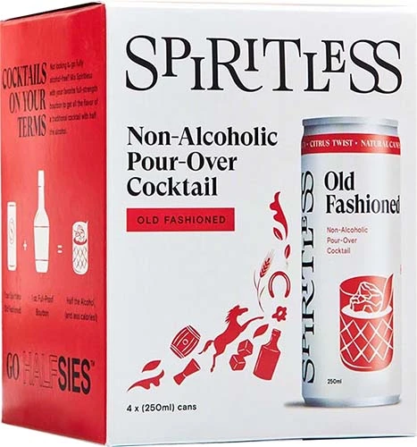 Spiritless Old Fashioned 4 Pk Cans