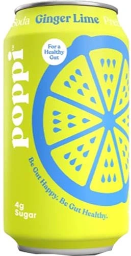 Poppi Ginger Lime 12 Oz