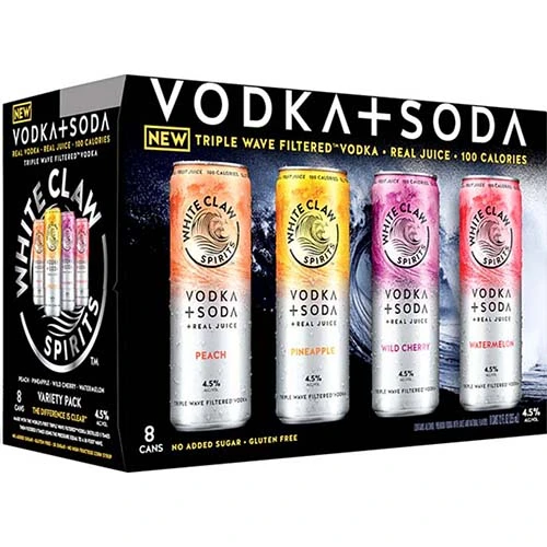 White Claw Vodka Soda Variety 8pk Cn