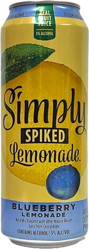 Simply Spiked Blueb 24oz Can