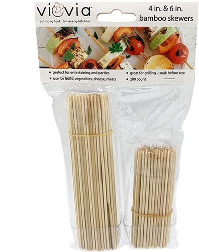 Viovia 4 In & 6 In Bamboo Skewers