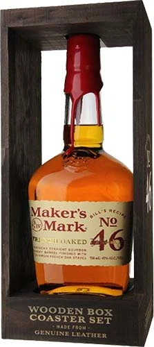 Maker's Mark 46 Kentucky Straight Bourbon Whisky With Coasters