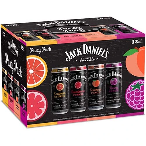 Jack Daniels Party Pack 12 Cn