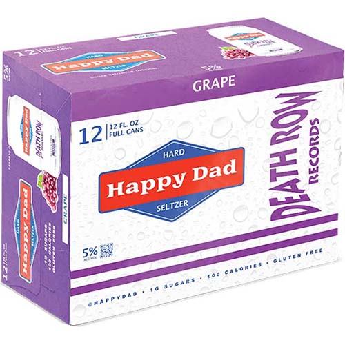 Happy Dad Grape Hard Seltzer 12pk Cans