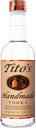 Titos                          Texas Vodka